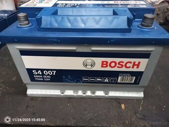 Autobaterie BOSCH 12V 72Ah