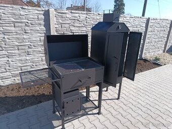Zahradní udírna s grilem