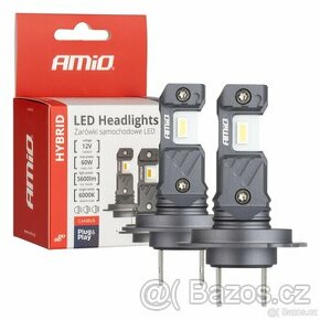 LED žárovky H7 bílá CAN-BUS, 9-18V, 5600LM 2 ks