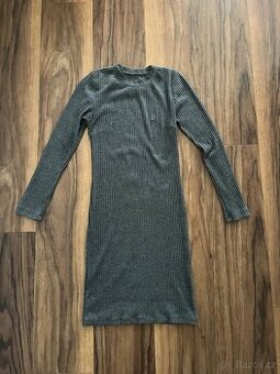 Teplé šedé šaty Tommy Hilfiger - 1