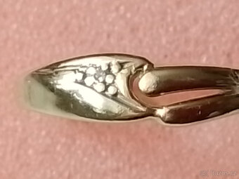 Prstýnek s diamantem 585/1000