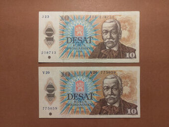 10 Kčs 1986 - PĚKNÉ STAVY - 1