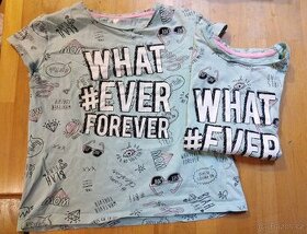 Modrá trička „Whatever…“ ,v el.122