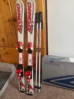 Lyžařský set(lyže+vazani+hulky+preskace)
