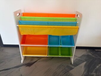 Dětský regál na hračky