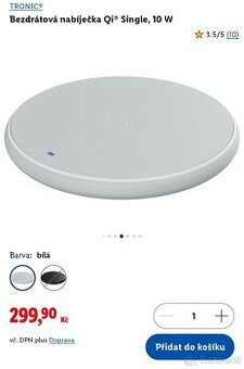 Bezdrátová nabíječka Qi