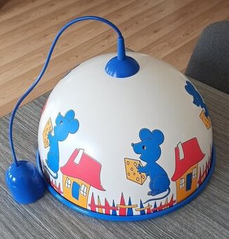DĚTSKÝ LUSTR - MODRÁ MYŠ