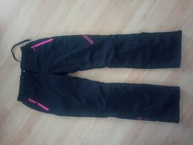 Dámské lyžařské černé kalhoty, oteplováky vel. 38 (M)