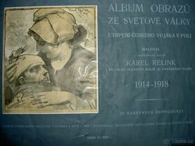 Album obrazů ze Světové války Karel Rélink 1922 Brno 27ks - 1