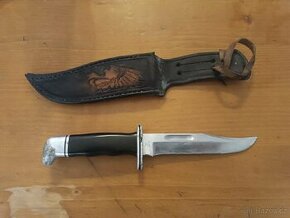 Nůž Buck USA s koženým pouzdrem - 1