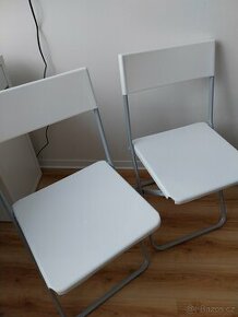 2 kusy skládací židle Ikea