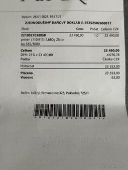 Prodej zásnubního prstenu