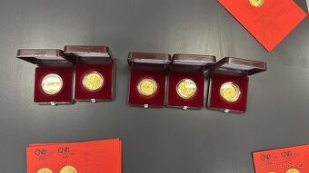 Nabízím kompletní sérii MOSTŮ ČR PROOF- 5.000 Kč 2011 - 2015