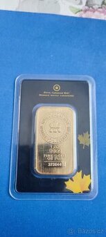Prodám zlatý slitek 1OZ = 31,103g