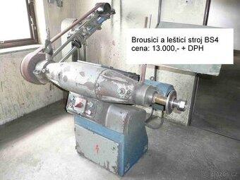 Brousicí a lešticí stroj BS4 - 1