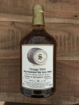 SPRINGBANK SIGNATORY VINTAGE 1969 WHISKY