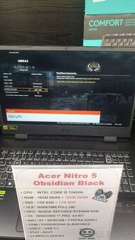 Herní nadupanej notebook Acer Nitro 5