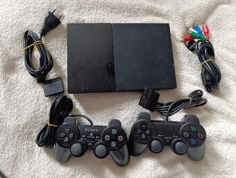 PS2 PlayStation 2 Slim + Hry