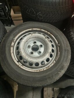 VW T5 a T6 ocelove disky ,zimni pneu continental 205/60R16C