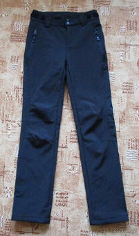 Dámské zimní softshellové kalhoty černé Loap XS 34