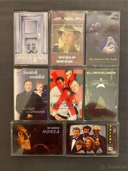 Mix rôznych kaziet spolu za 350Kč