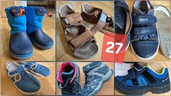 Dětské boty Superfit, Crocs, Jonap, Cortina, Quechua vel.27