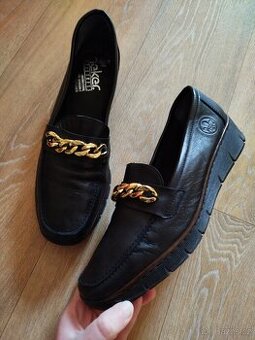 Kožené mokasíny Rieker, vel. 42