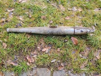 Originální výfukový tlumič (doutník) na Jawu