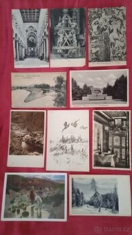 České a zahraniční staré pohlednice
