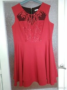 Dámské společenské šaty Zebra 46-50