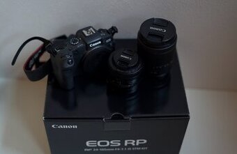 Canon eos RP + RF 24 - 105 mm, 4 - 7.1 + EF 50 mm 1.8
