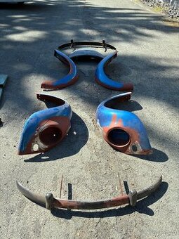 VW Brouk plecharina, blatníky, nárazníky