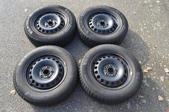 ZÁNOVNÍ sada 4ks zimní kola Š.Octavia II, III+Michelin Alpin