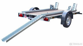 Přívěsný vozík MOTO do 750 kg na 1- 2 motorky -ZAPŮJČENÍ