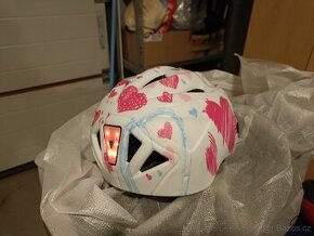 Dětská helma se světlem, velikost S/M