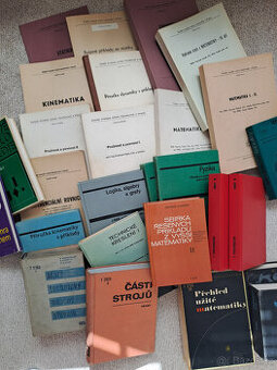 Prodám skripta a učebnice ČVUT-f strojní pro 1.-5. ročník.