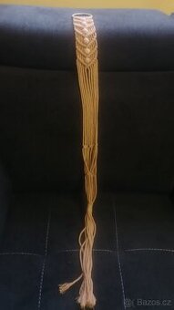 macrame závěs na květináč,macrame dekorace