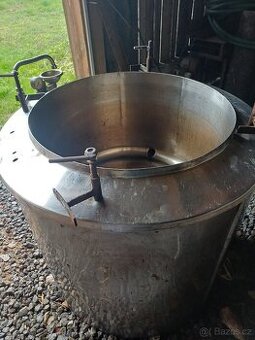 Nerez dvouplášťový kotel na pálírnu