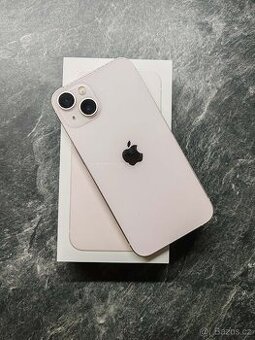 Prodám Iphone 13 128GB růžový + kryty + 4 sklíčka
