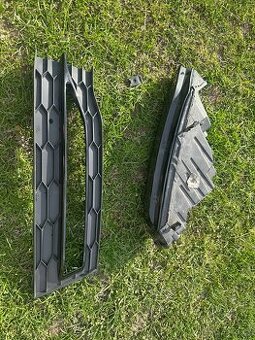 Originální levá přední mlhovka, mřížka, lišta Superb 3