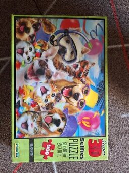 3D puzzle veselá zvířátka 500 dílků