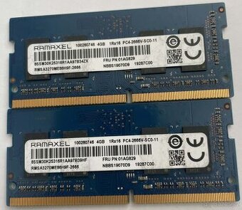 2x 4 GB DDR4 do notebooku (8GB )