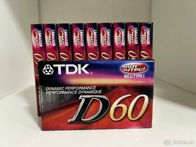 audiokazety TDK D 60