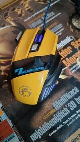 Nová herní myš - žlutá - 1