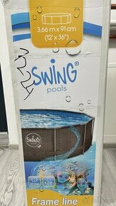 Bazén swing pool 3.66 x 0.91 ratan