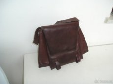kožená starožitná kabelka - 1