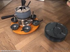 LUXUSNÍ SADA NA FONDUE + TALÍŘKY