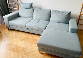 Rozkládací gauč s úložným prostorem