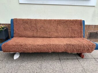 Retro rozkládací gauč za odvoz - 1