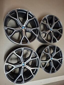 Originál sada 21" BMW G05, X5, X6 style 741M - TOP - 1